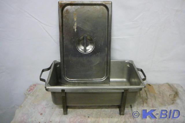 Steam table pan, lid and holder 21...