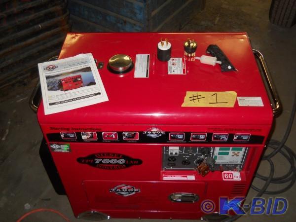 lot 1 image: NEW - Tahoe 7000 Series Diesel Gene...