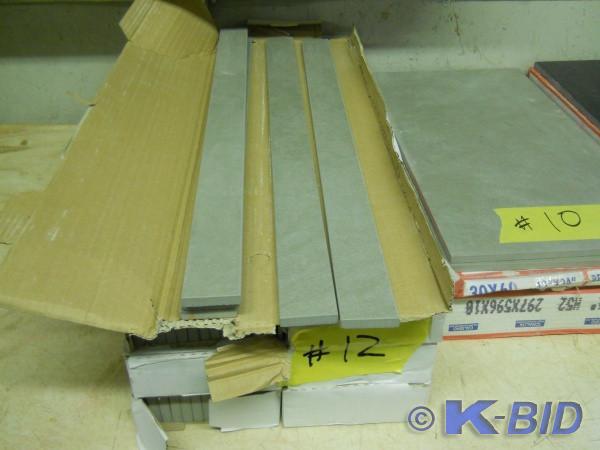 6 boxes of 2 x 24 grey porcelain ...