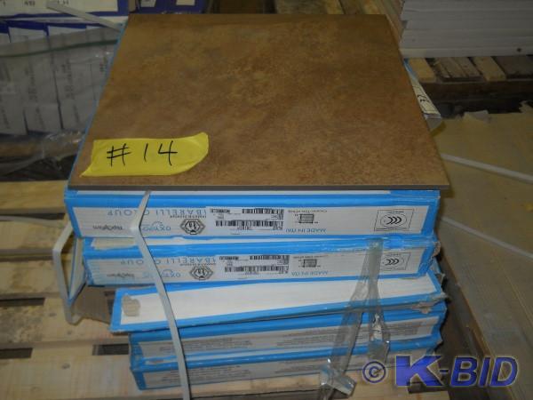 5 boxes of 18 x 18 Gambarelli Gro...