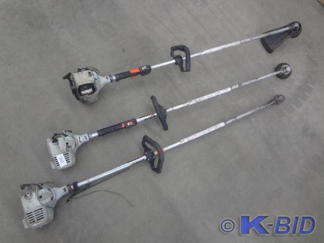 Lot Of (3) Gas Powered Trimmers For...