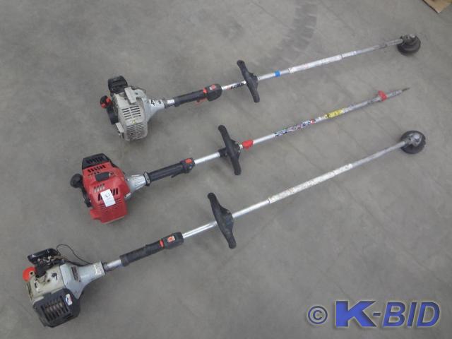 Lot Of (3) Gas Powered Trimmers For...