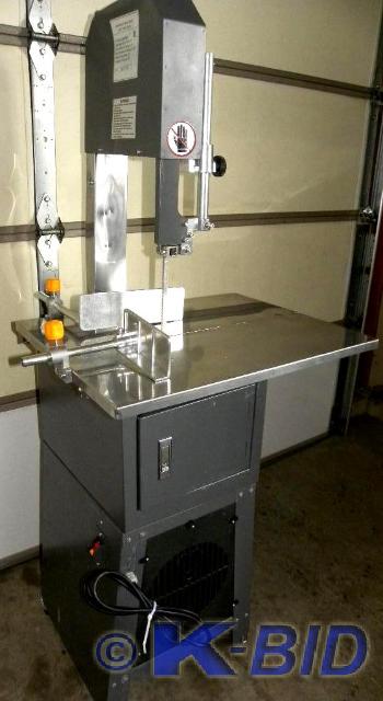 lot 34 image: Professional Meat Cutting Band Saw ...