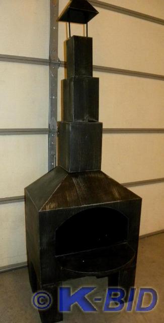 lot 68 image: Outdoor Cooking Chimnea, high tempe...