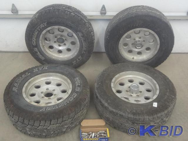(4) LT2857017 Truck Tires With 6-...