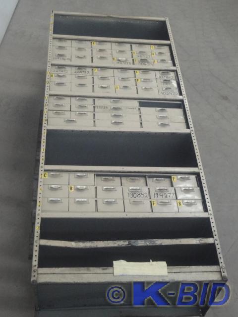 8ft Steel Shop Shelf With Steel Div...