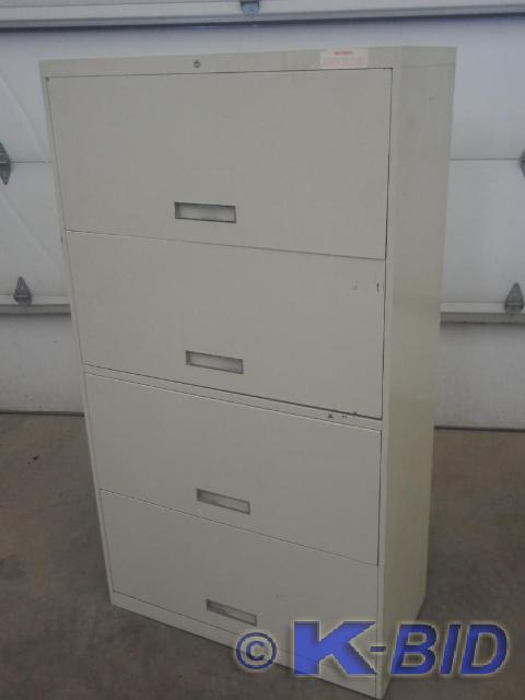 64 Steel 4-Section Lateral File Ca...