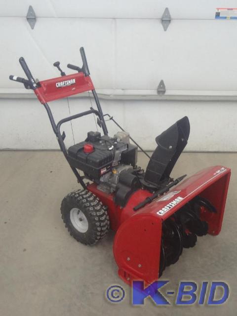 Craftsman Two Stage Snow Blower, 9H...