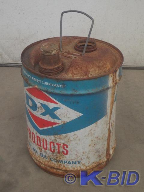 Vintage Steel 5-Gallon Oil Can