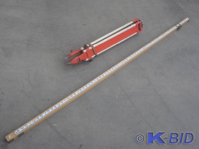 (1) 13ft Survey Stick &amp (1) Tri...
