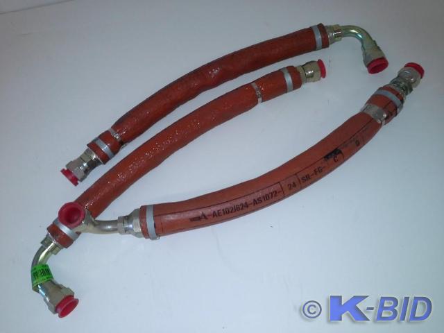 lot 190 image: (3) HOSE HYDRAULIC FAN MOTOR TO PUM...