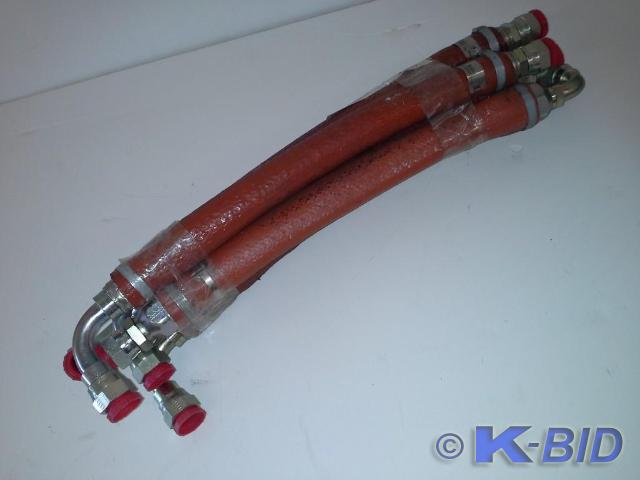 lot 195 image: (5) HOSE HYDRAULIC FAN MOTOR TO PUM...