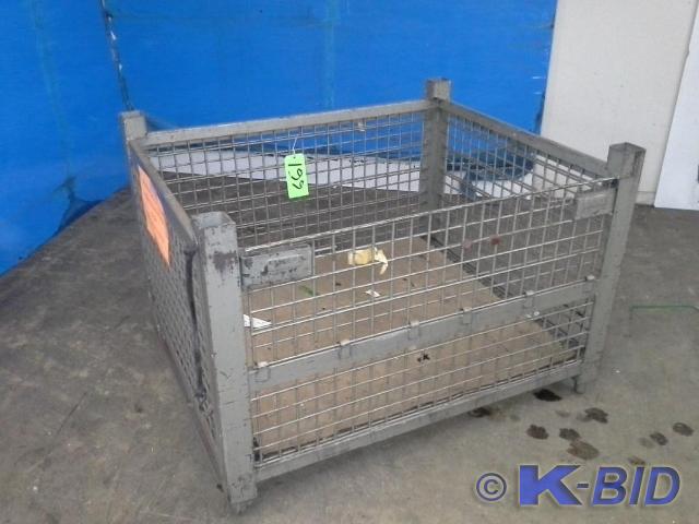 lot 199 image: Stackable Metal Gaylord  Appro...