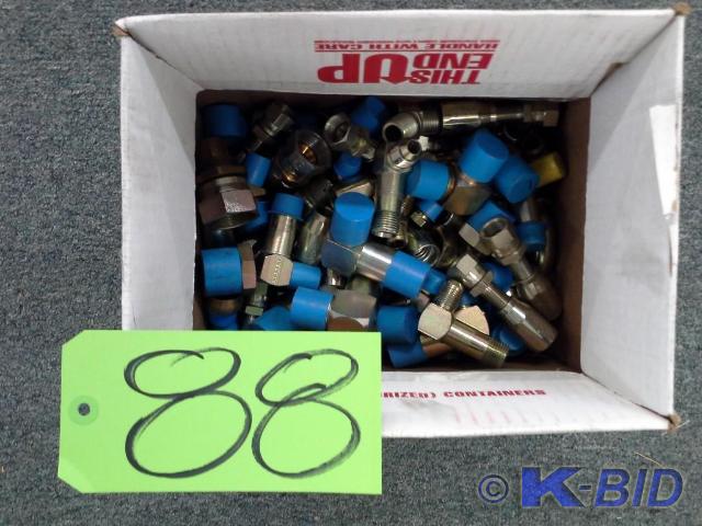 lot 88 image: Box of various fittings. Bidder sho...