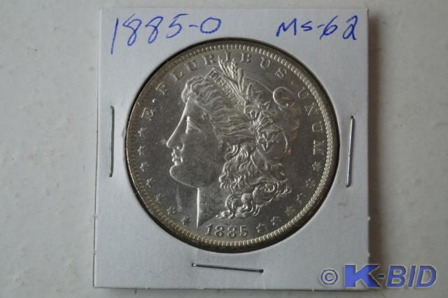 1885-O Morgan Silver Dollar MS-62