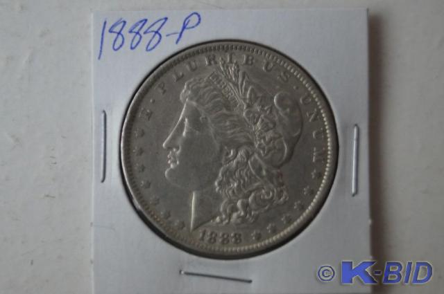 1888-P Morgan Silver Dollar
