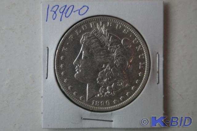 1890-O Morgan Silver Dollar