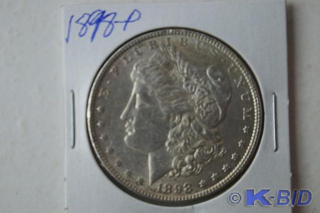 1898-P Morgan Silver Dollar