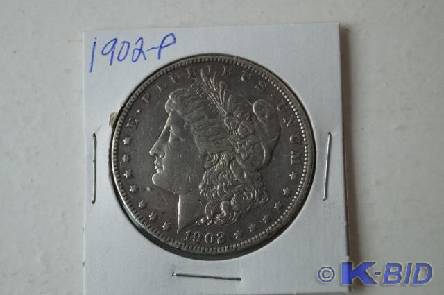 1902-P Morgan Silver Dollar