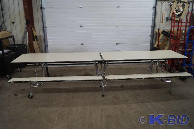 Folding picnic table 12 ft x 2 12 ...