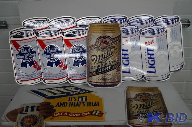 Lot of 5 beer signs