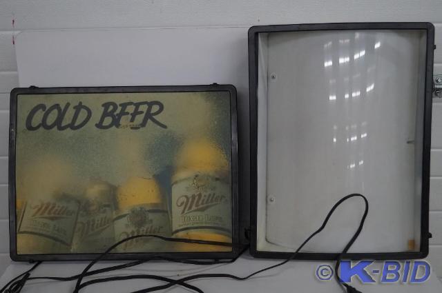 2 beer lights One light missing ins...