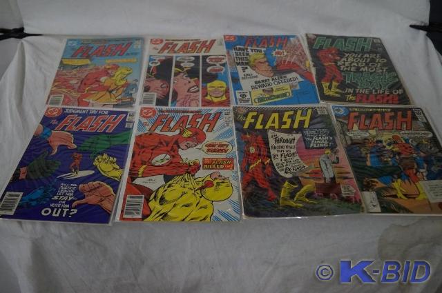 8 The Flash comics - vintage