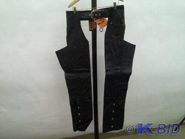 Hot Leathers Braided black chaps, s...
