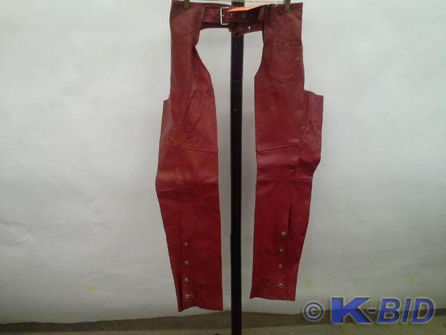 Hot Leathers Red leather Chaps, siz...