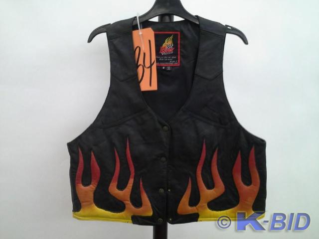 Hot Leathers Fringe Jacket w Rose....