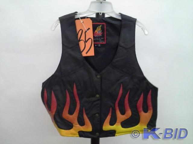 Hot Leathers Fringe Jacket w Rose....