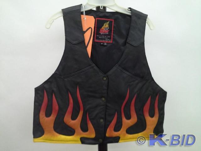 Hot Leathers Fringe Jacket w  Rose...