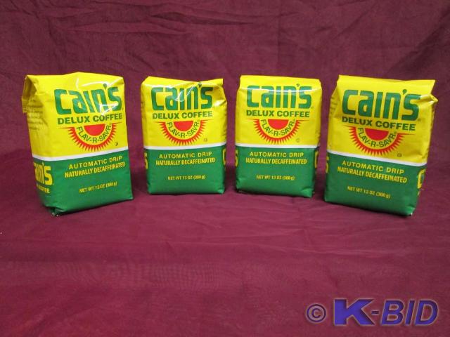 Lot of 4- 13 oz bags of Cains deca...
