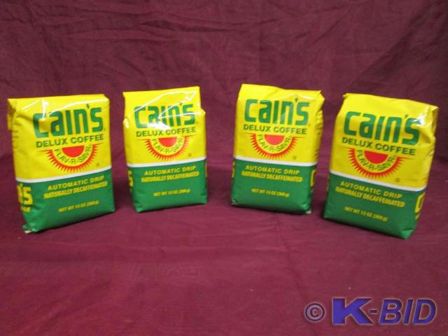 Lot of 4- 13 oz bags of Cains deca...