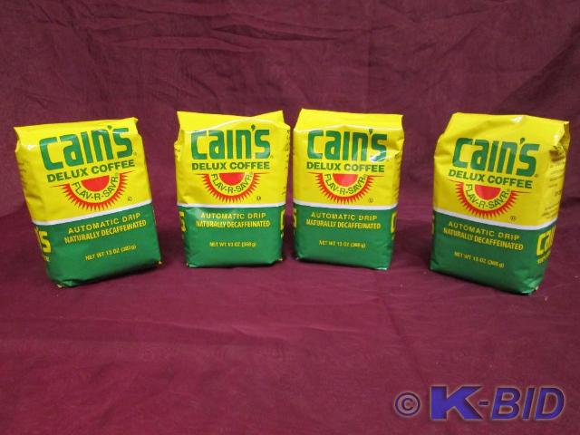 Lot of 4- 13 oz bags of Cains deca...