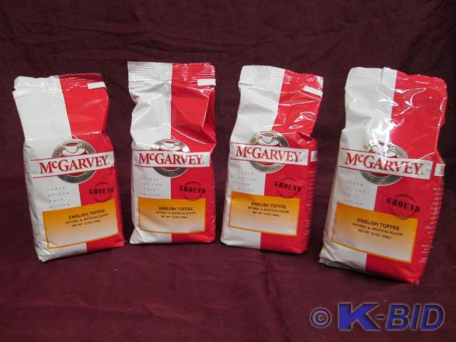 Lot of 4 -12 oz bags McGarvey groun...