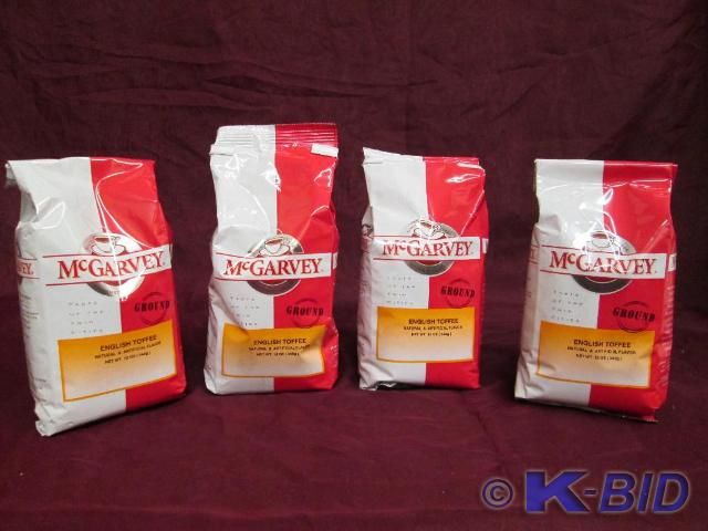 lot of 4 -12 oz bags McGarvey groun...