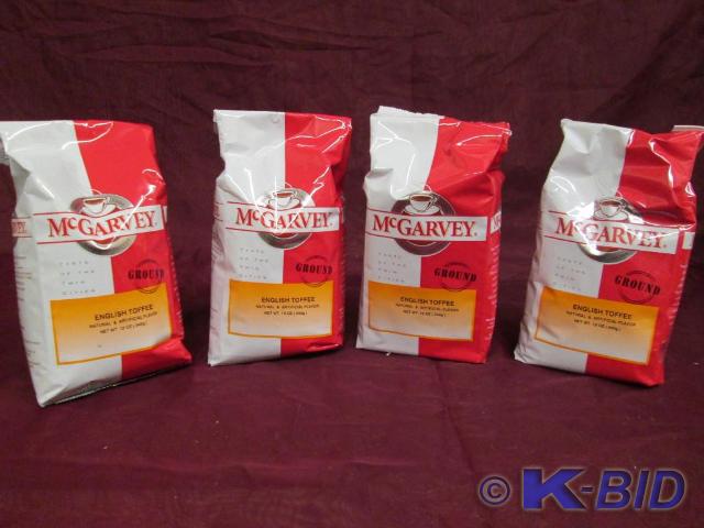 Lot of 4 -12 oz bags McGarvey groun...