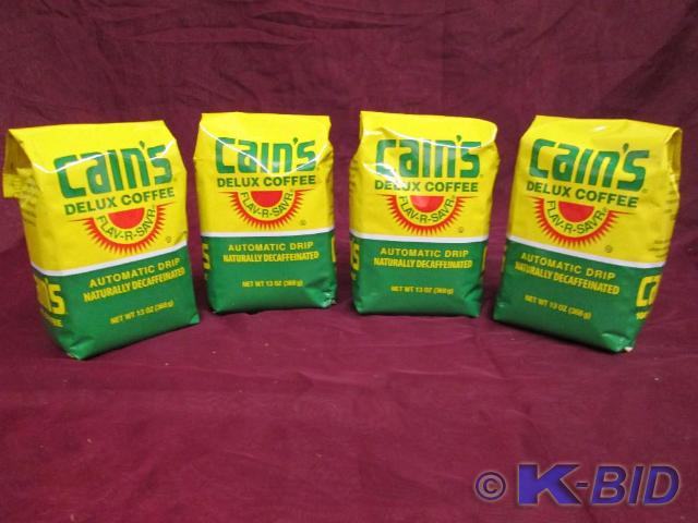Lot of 4- 13 oz bags of Cains deca...