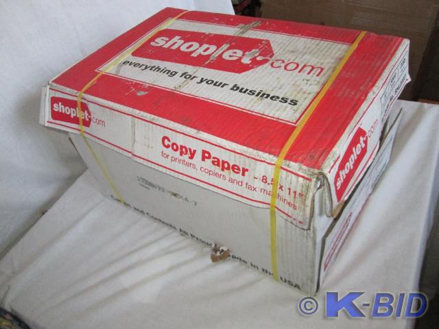 Case of 10 reams Shoplet 8.5 x 11 c...