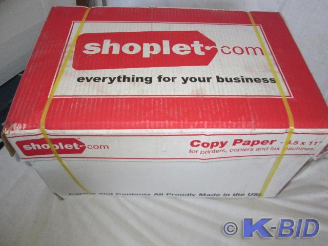 Case of 10 reams Shoplet 8.5 x 11 c...
