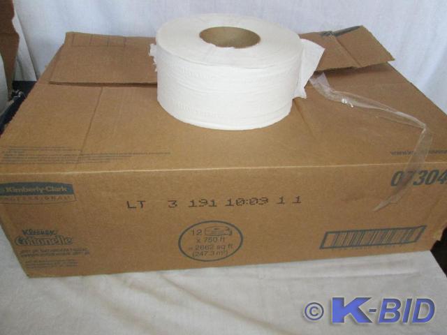 Case of 12 750 foot rolls of cotton...