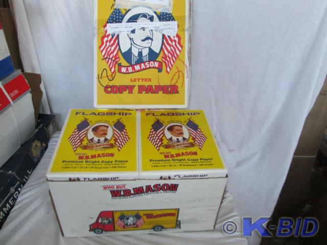 Case of W B Mason 8.5 x 11 copy pap...