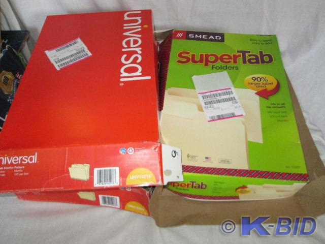 300 total, 3 boxes legal file folde...