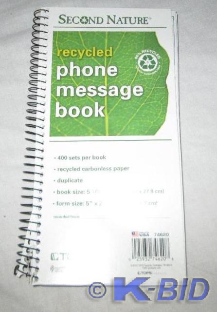 Phone message book