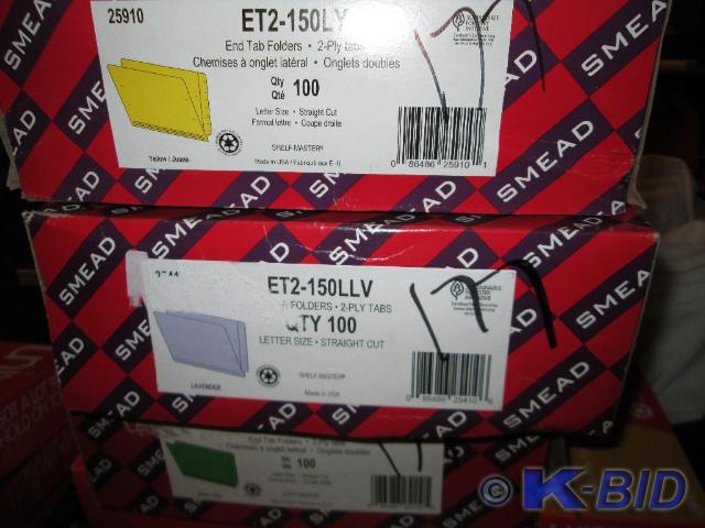 3 cases 300 total assorted color en...