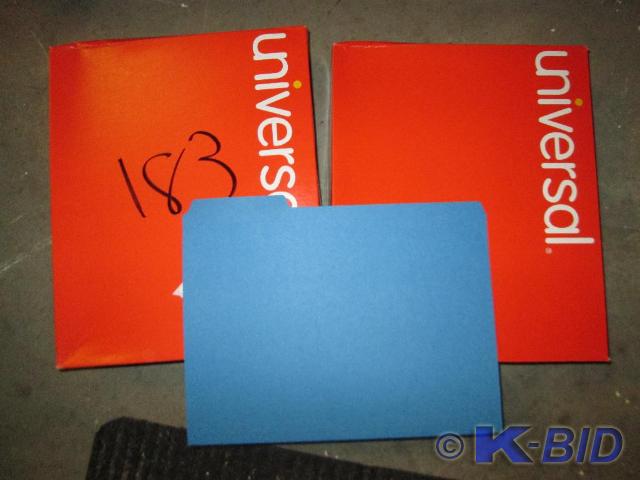 2 case 100 red 100 blue top tab fil...