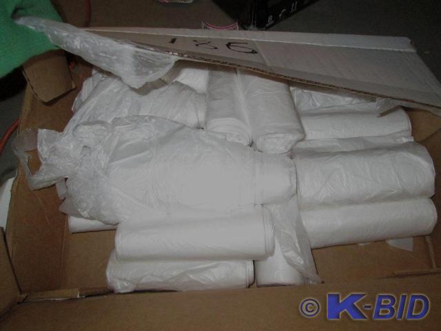 Case of 7 - 10 gallon trash liners,...