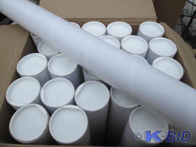 Case of 25 mailing tubes, 36 x 3 ...