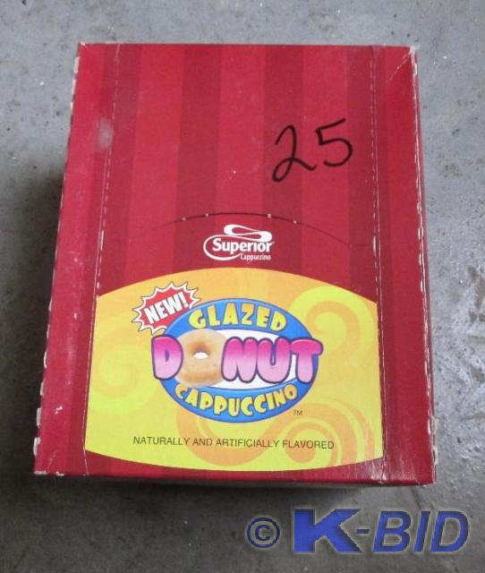 Case of glazed donut single serve c...